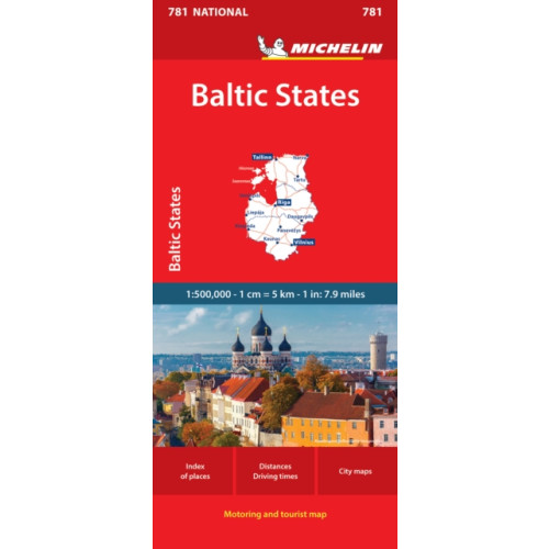 Michelin Editions Des Voyages Baltic States - Michelin National Map 781