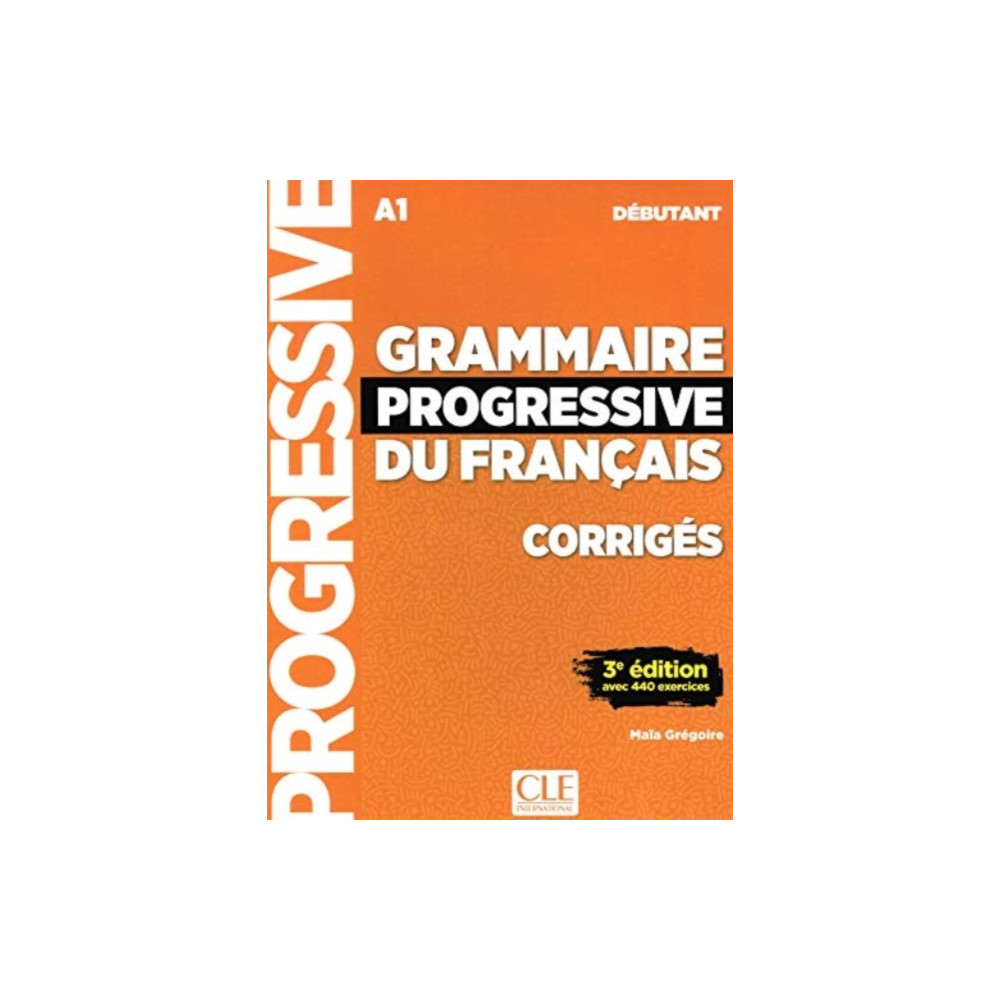 Produktbild för Grammaire progressive du francais - Niveau debutant (A1) - Corriges (häftad, fre)