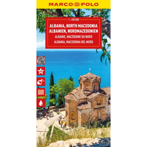 MAIRDUMONT GmbH & Co. KG Albania and North Macedonia Marco Polo Map