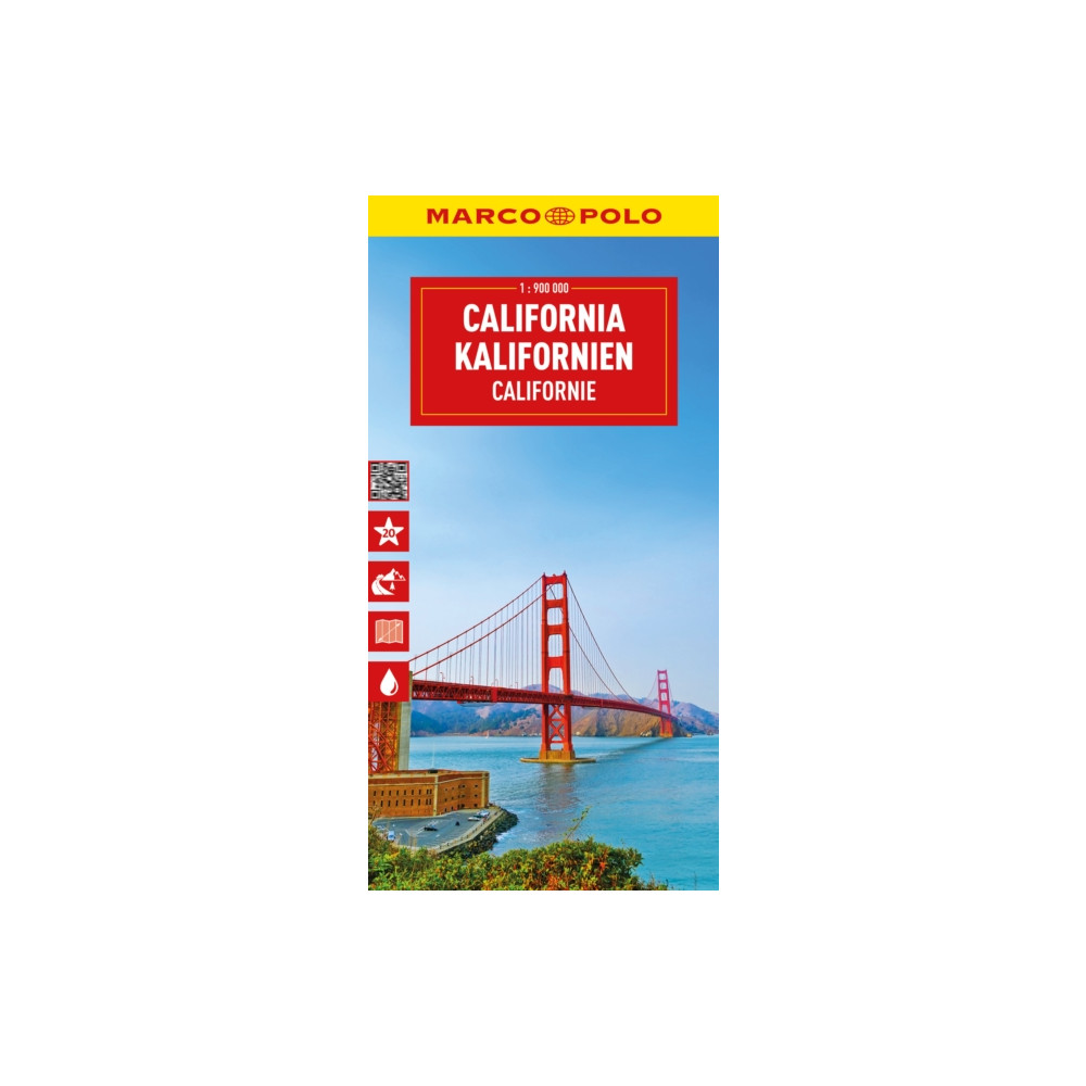 Produktbild för California Marco Polo Map