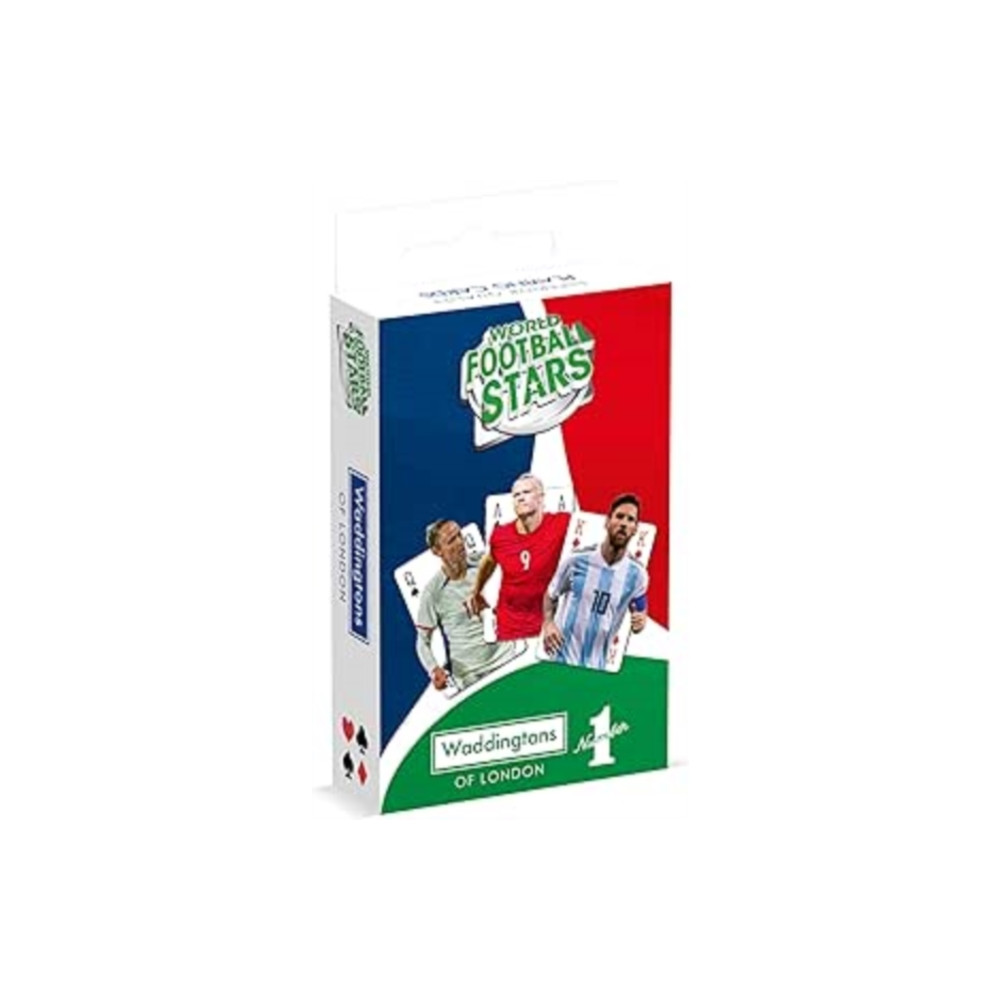 Produktbild för World Football Stars Waddingtons Number 1 Playing Cards