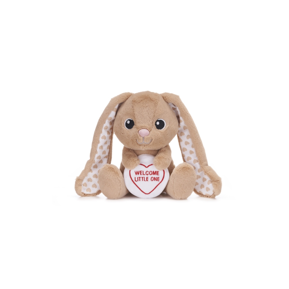 Produktbild för Love Hearts 7" Welcome Little Bunny Plush Gift