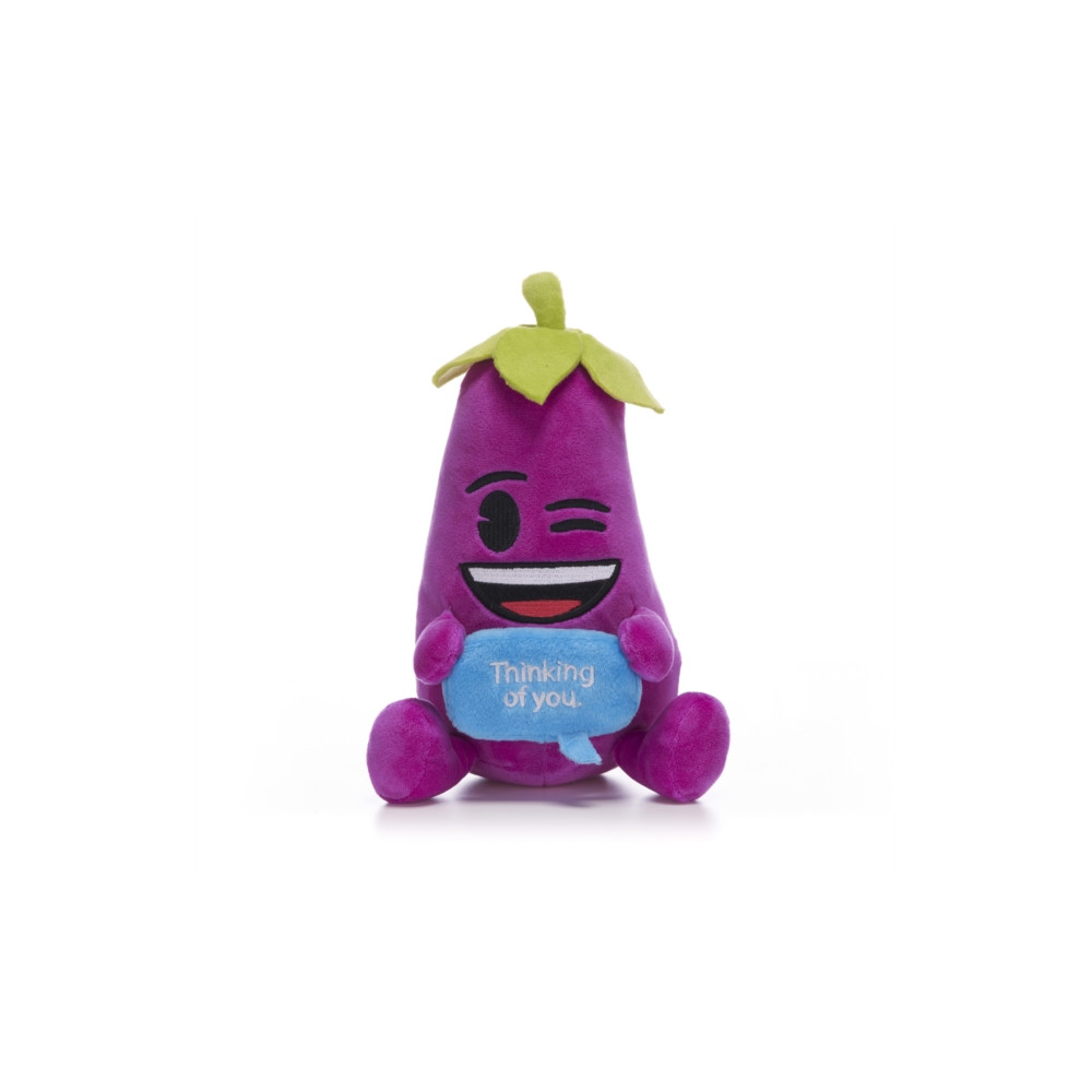 Produktbild för 7" Aubergine Emoji Plush Gift