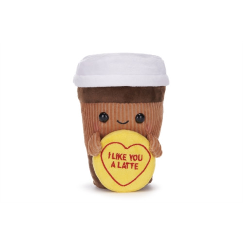POSH PAWS INTERNATIONAL Love Hearts 7" I Like You A Latte Plush Gift