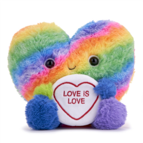 POSH PAWS INTERNATIONAL Love Hearts 7"Rainbow Heart Plush Gift