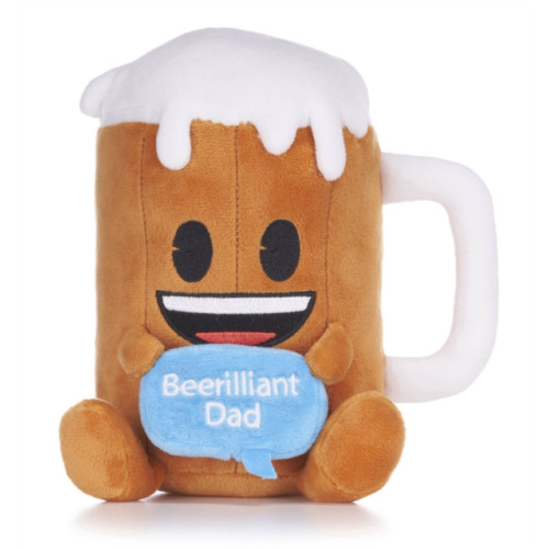 POSH PAWS INTERNATIONAL 8" Emoji Beer-Illiant Dad Plush Gift
