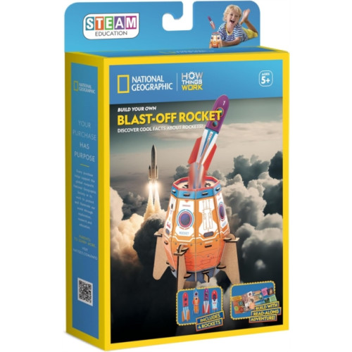 Paul Lamond Games Blast Off Rocket - How Things Work
