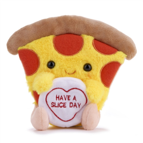 POSH PAWS INTERNATIONAL Love Hearts 7" Pizza Slice Plush Gift