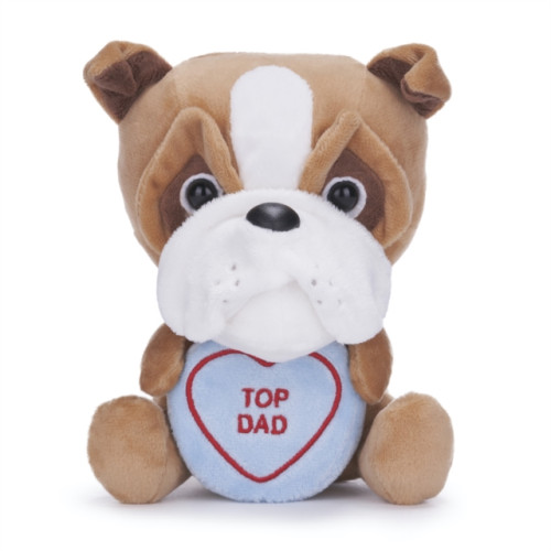 POSH PAWS INTERNATIONAL Love Hearts 7" Top Dad Bulldog Plush Gift