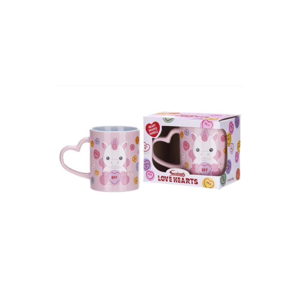 Produktbild för 11Oz Love Hearts Unicorn Bff Mug