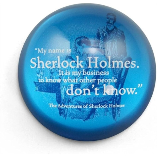 Half Moon Bay Paperweight Boxed (70mm) - Pulteney Press (Sherlock Holmes)