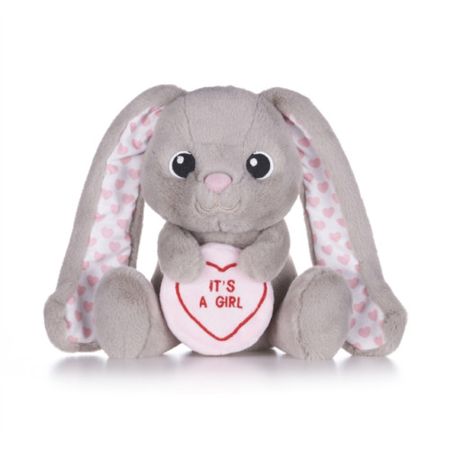POSH PAWS INTERNATIONAL Love Hearts 7" Baby Girl Bunny Plush Gift