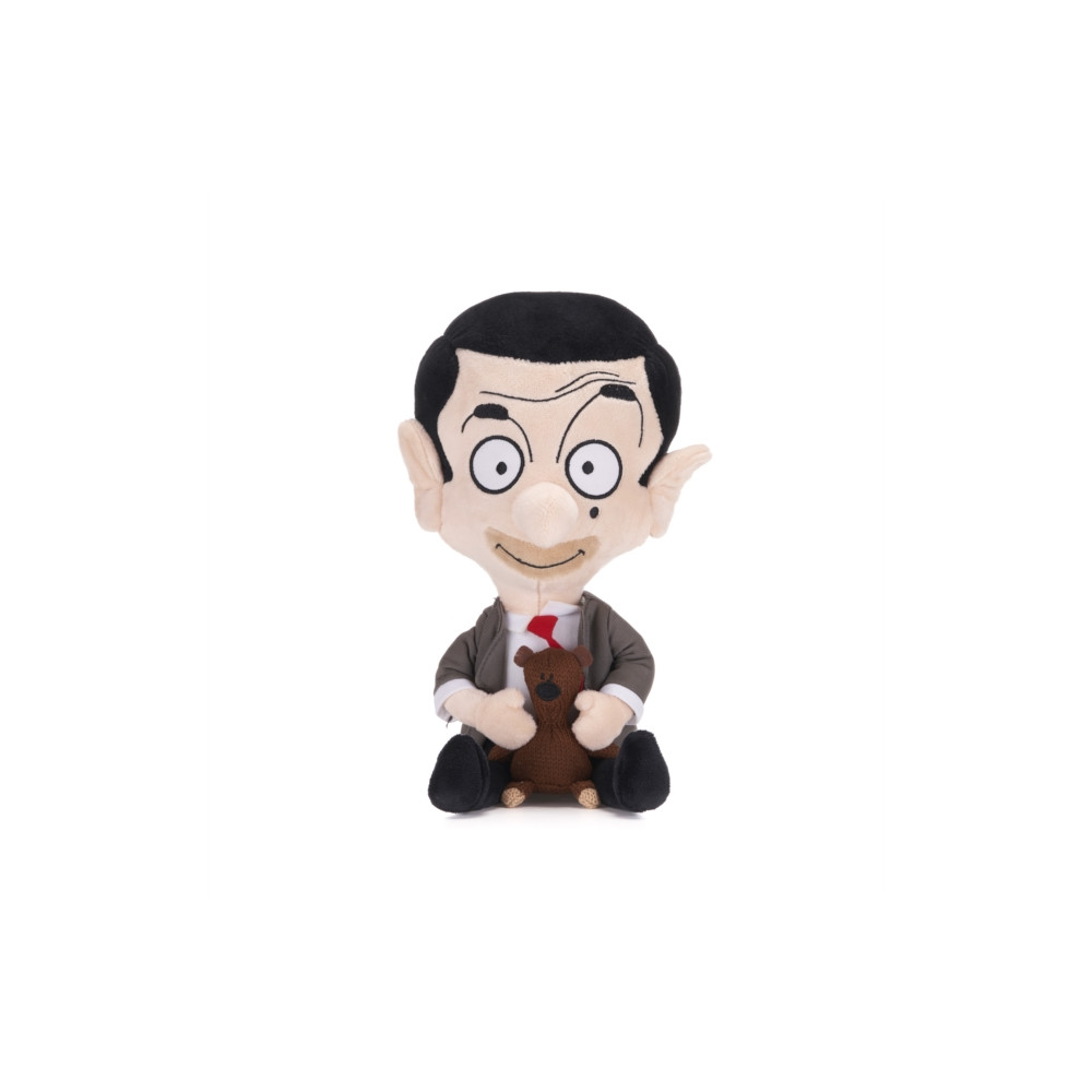 Produktbild för Mr Bean 10" Mr Bean With Teddy Soft Toy