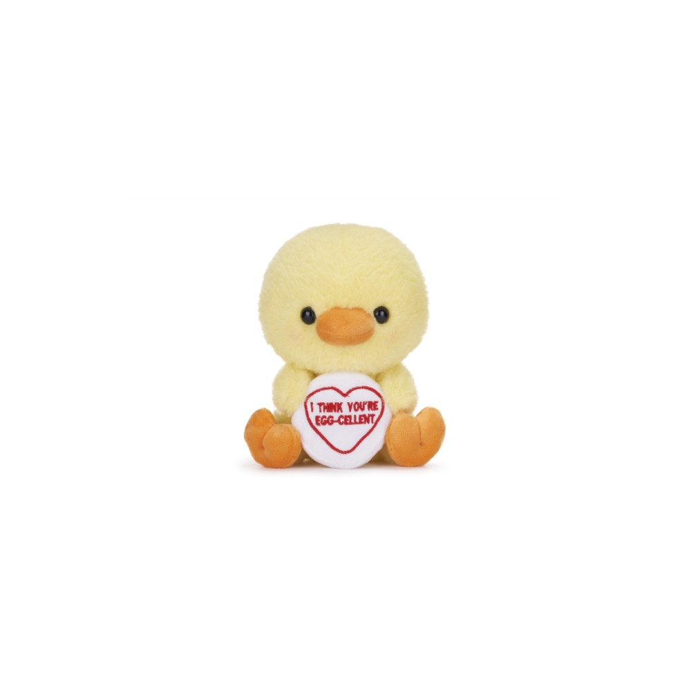 Produktbild för Love Hearts 7" Egg-Cellent Chick Plush Gift