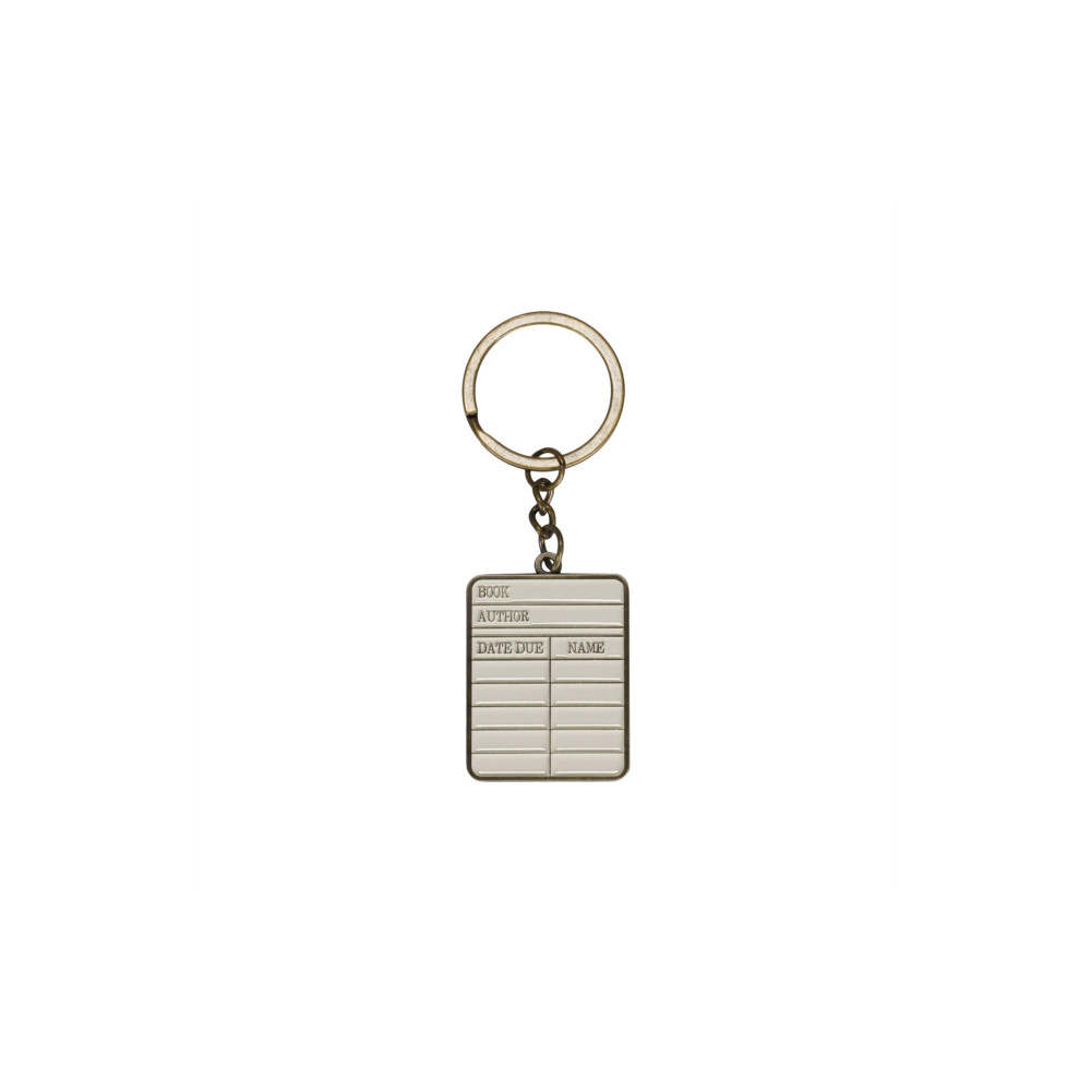 Produktbild för Keyring Metal - Pulteney Press (Library card)