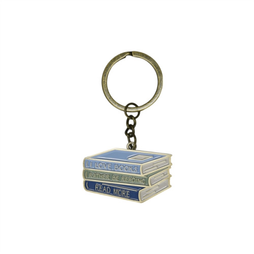 Half Moon Bay Keyring Metal - Pulteney Press (Rather Be Reading)