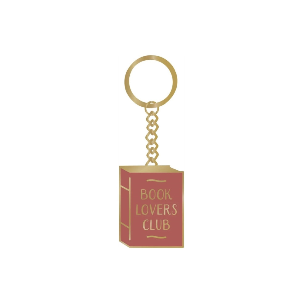 Produktbild för Keyring Metal - Pulteney Press (Book Lovers)