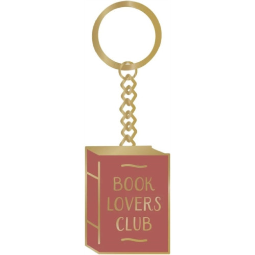 Half Moon Bay Keyring Metal - Pulteney Press (Book Lovers)