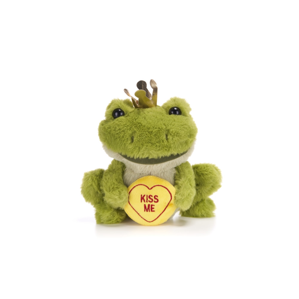 Produktbild för Love Hearts 7" Frog - Kiss Me Plush Gift
