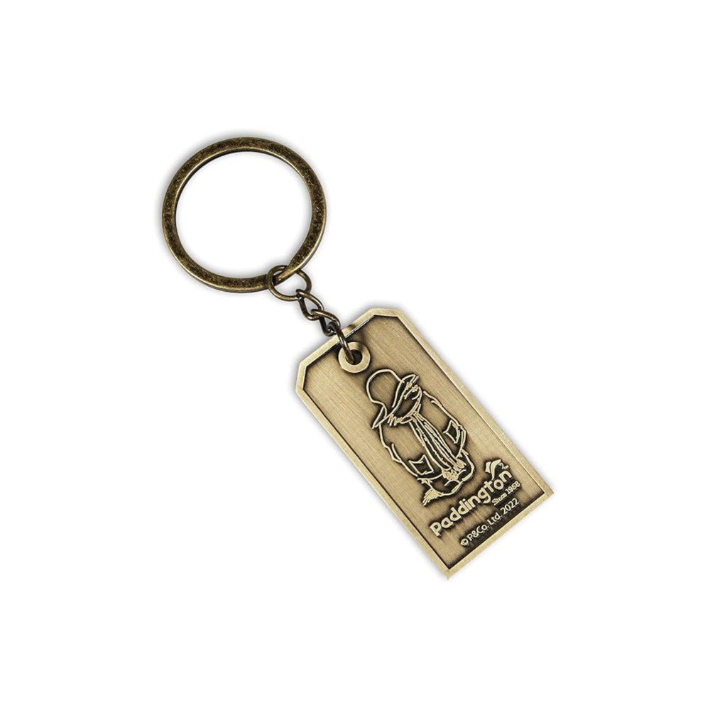 Produktbild för Keyring Metal Boxed - Paddington Bear (Gold Tag)