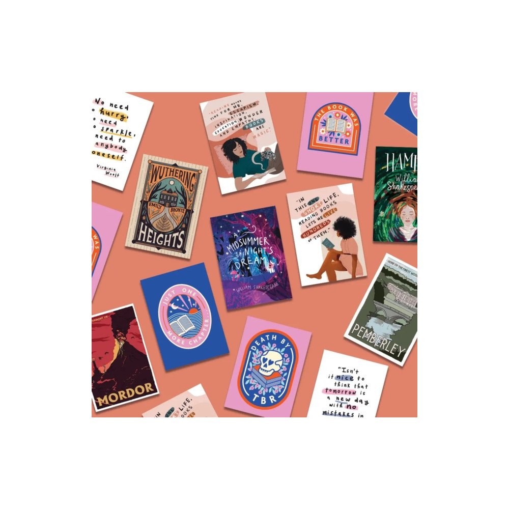 Produktbild för Bookishly Postcards Random Pack of 50