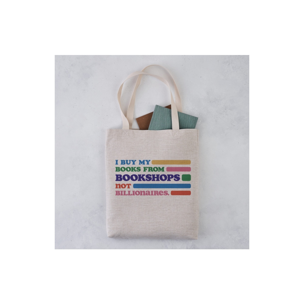Produktbild för Bookshops Not Billionaires Tote