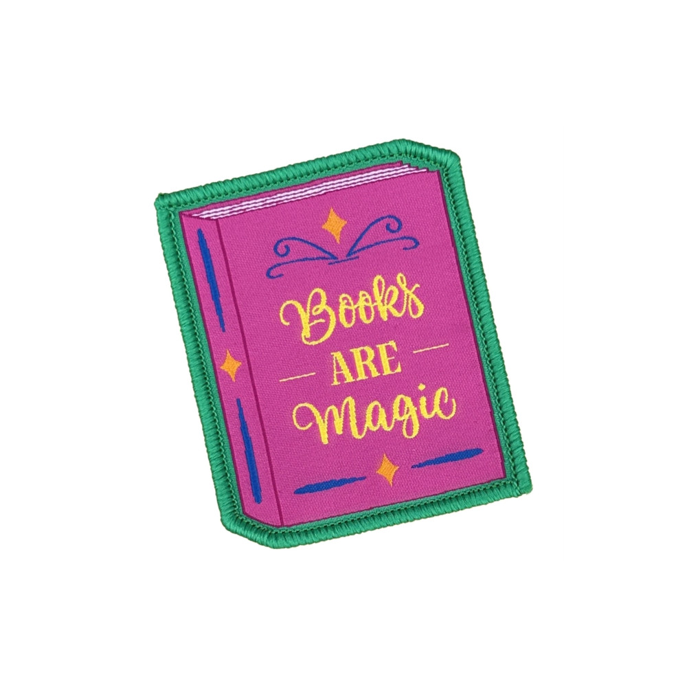 Produktbild för Books Are Magic Sew On Patch