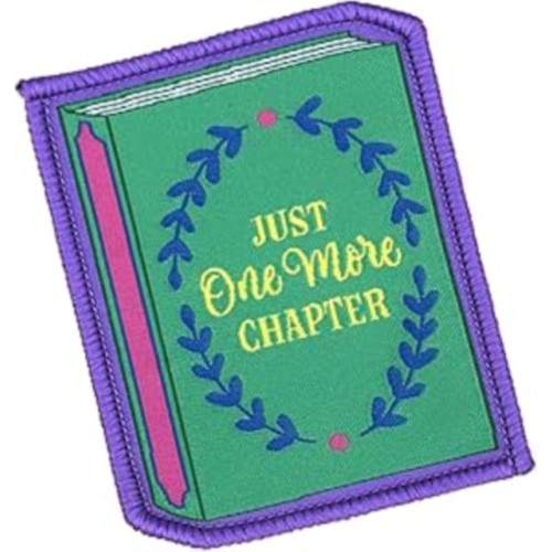Pawprint Family Just One More Chapter Sew On Patch