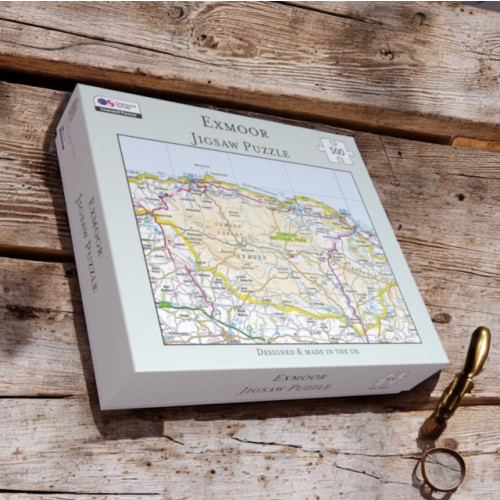 The Sugar Shed OS Map 500 Piece Premium Jigsaw Puzzle - Exmoor National Park