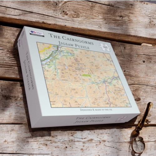 The Sugar Shed OS Map 500 Piece Premium Jigsaw Puzzle - Cairngorms National Park