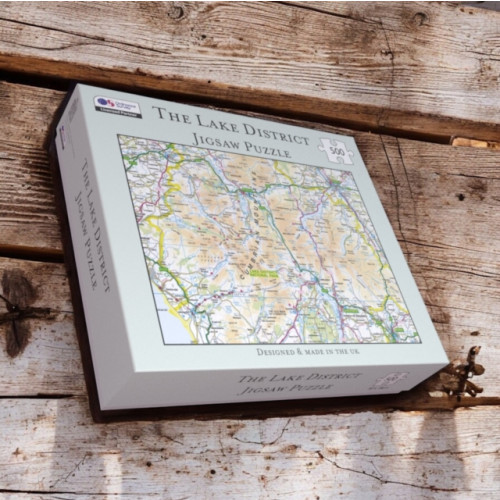 The Sugar Shed OS Map 500 Piece Premium Jigsaw Puzzle - Lake District National Park