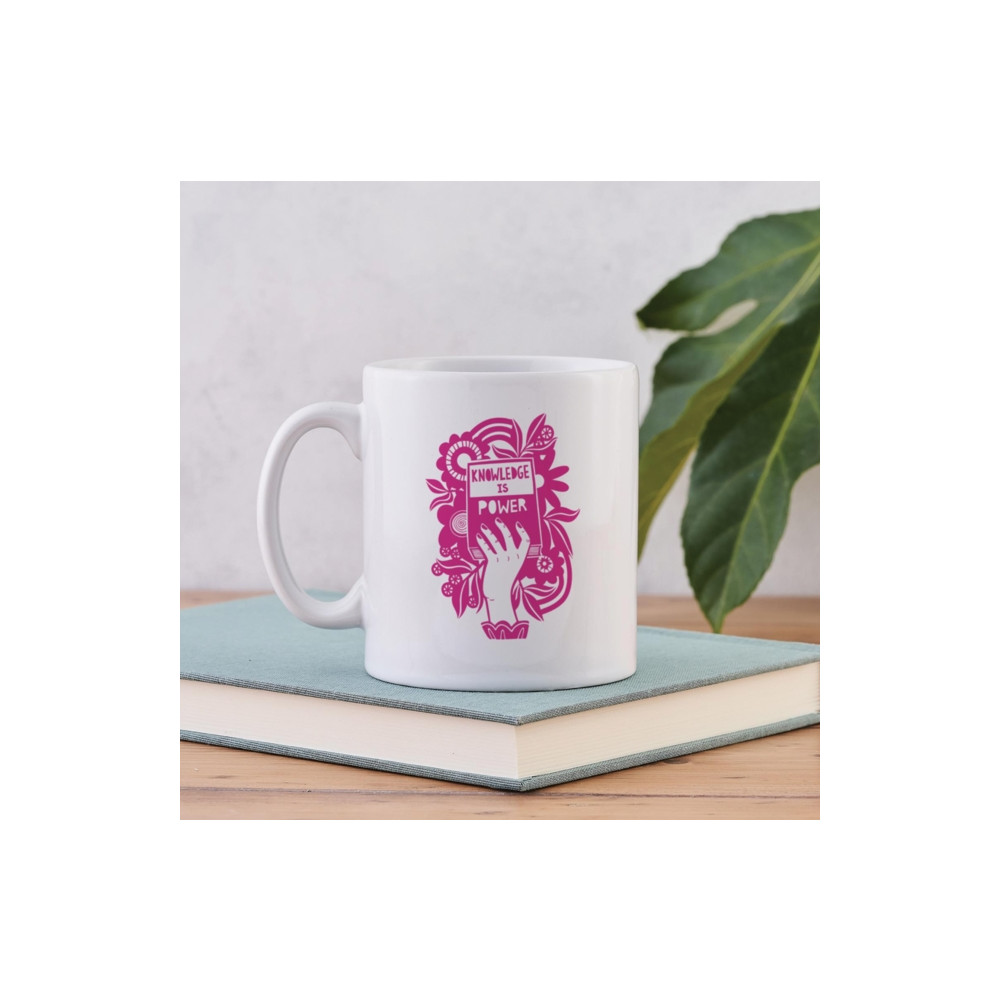 Produktbild för Knowledge is Power - Literary Mug