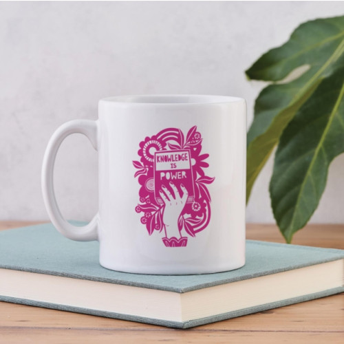 BOOKISHLY Knowledge is Power - Literary Mug