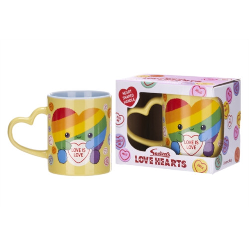 POSH PAWS INTERNATIONAL 11Oz Love Hearts Rainbow Heart Mug