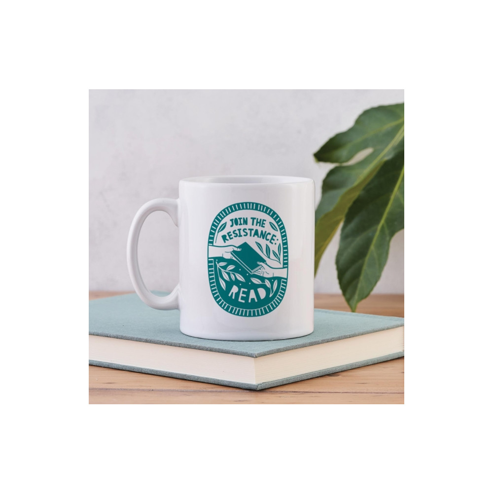 Produktbild för Join the Resistance. Read. - Literary Mug