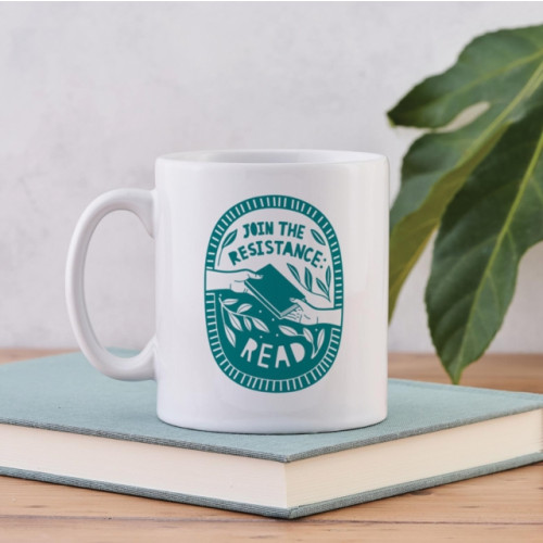 Join the Resistance. Read. - Literary Mug, BOOKISHLY English Book