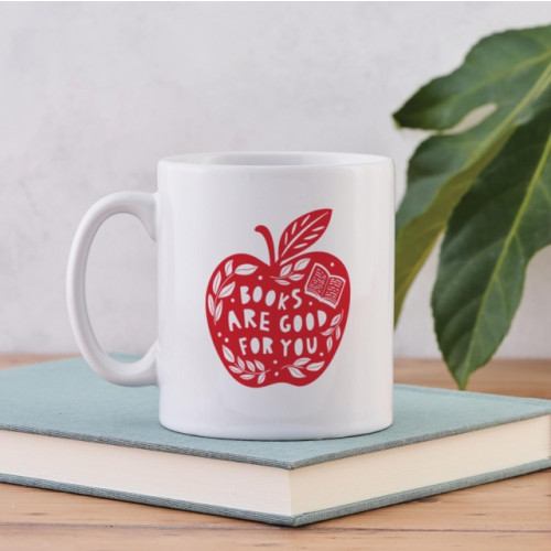 BOOKISHLY Books are good for you - Literary Mug