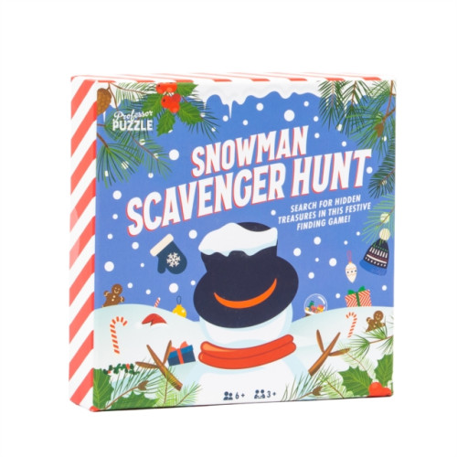 Professor Puzzle Snowman Scavenger Hunt