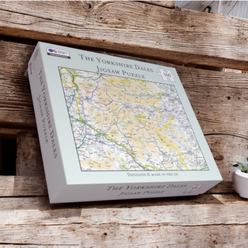 The Sugar Shed OS Map 500 Piece Premium Jigsaw Puzzle - Yorkshire Dales National Park