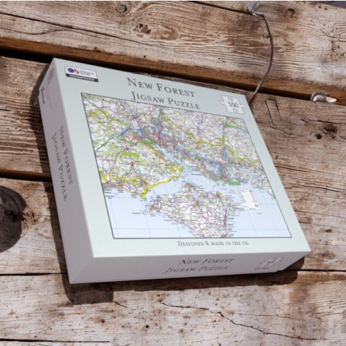 The Sugar Shed OS Map 500 Piece Premium Jigsaw Puzzle - New Forest National Park