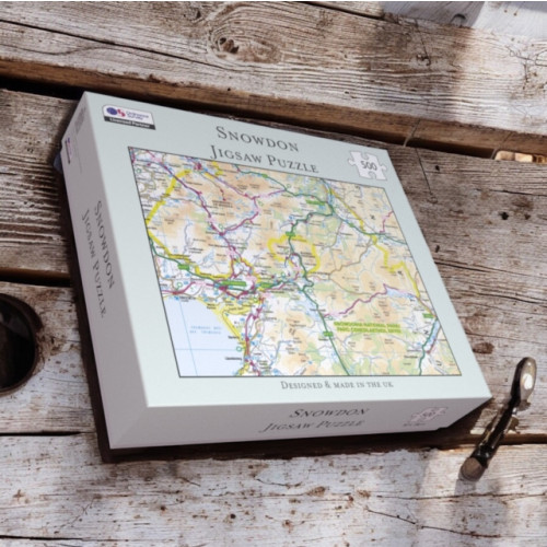The Sugar Shed OS Map 500 Piece Premium Jigsaw Puzzle - Snowdonia National Park