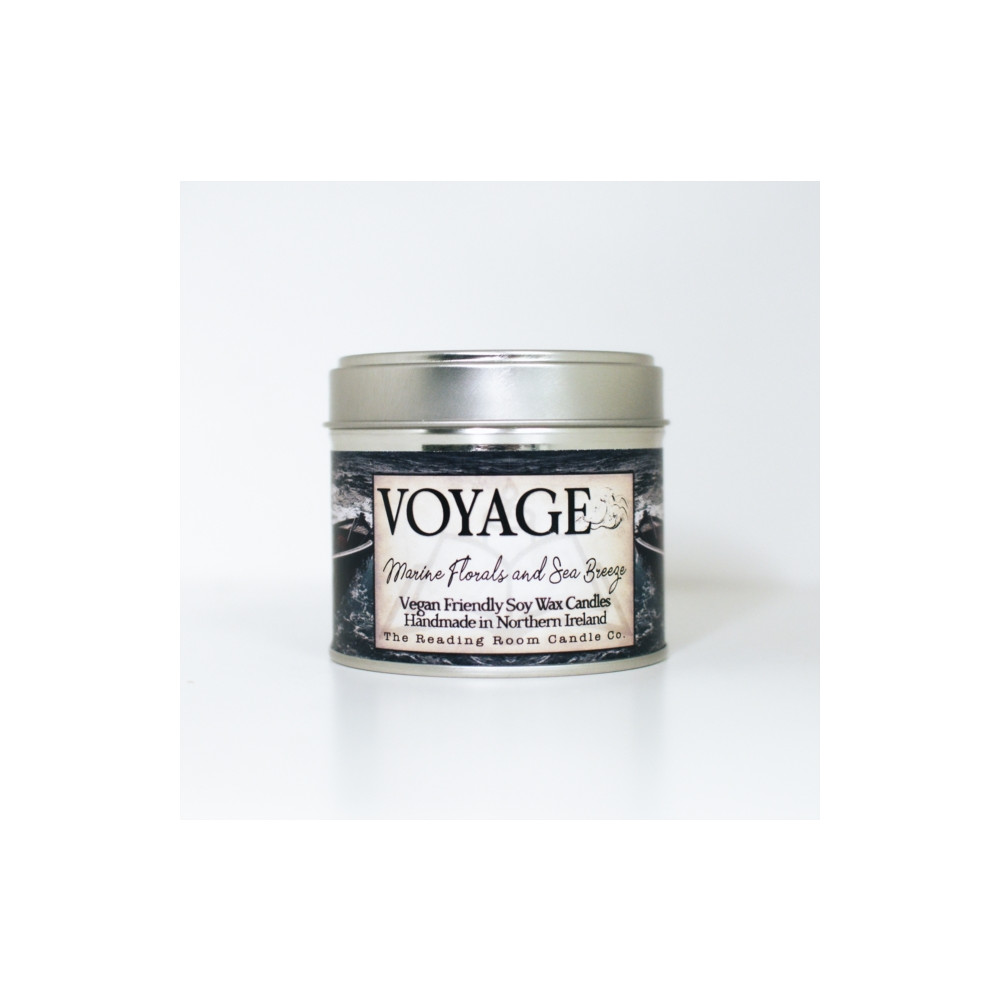 Produktbild för Voyage- Scented Soy Candle- Marine Florals and Sea Breeze