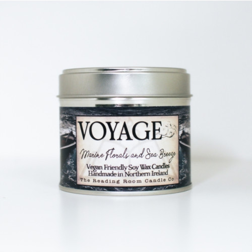 THE CANDLE ROOMS Voyage- Scented Soy Candle- Marine Florals and Sea Breeze