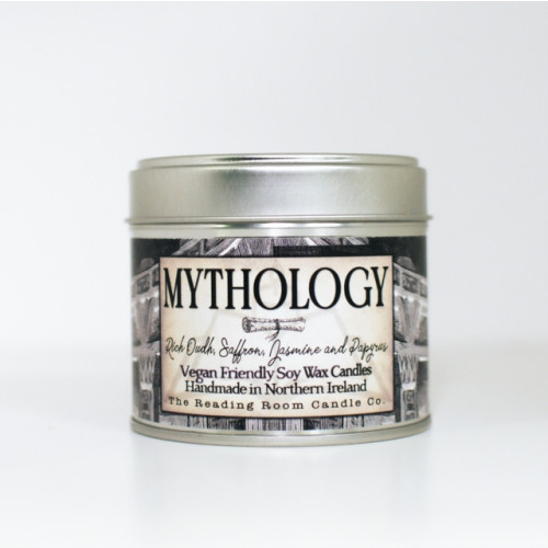THE CANDLE ROOMS Mythology- Scented Soy Candle- Rich oudh, Saffron, Jasmine and Papyrus