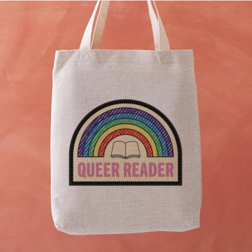 Queer Reader Tote Bag, BOOKISHLY English Book