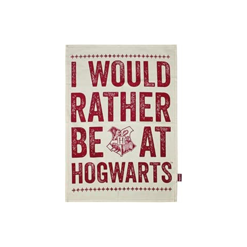 Produktbild för Tea Towel Recycled Cotton - Harry Potter (Rather Be)