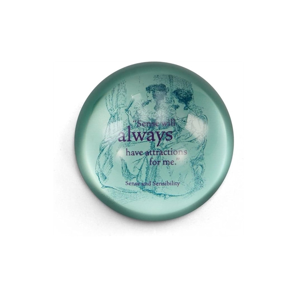 Produktbild för Paperweight Boxed (70mm) - Pulteney Press (Jane Austen)