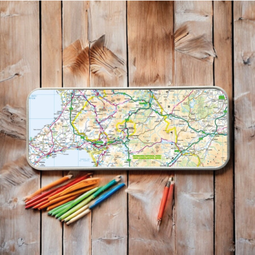 The Sugar Shed OS Map Metal Pencil Tin - Snowdonia National Park