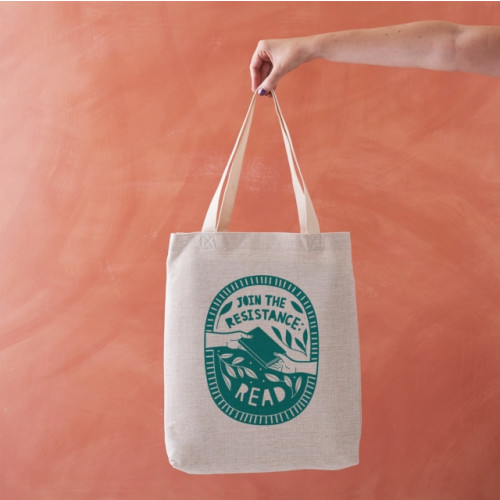BOOKISHLY Join the Resistance. Read. - Literary Tote Bag
