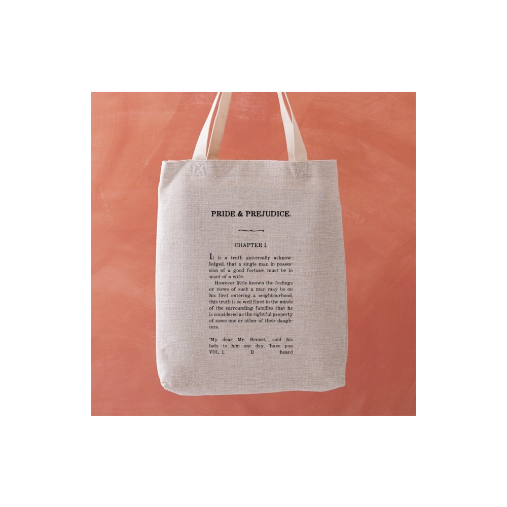 Produktbild för Pride and Prejudice Chapter One Tote Bag